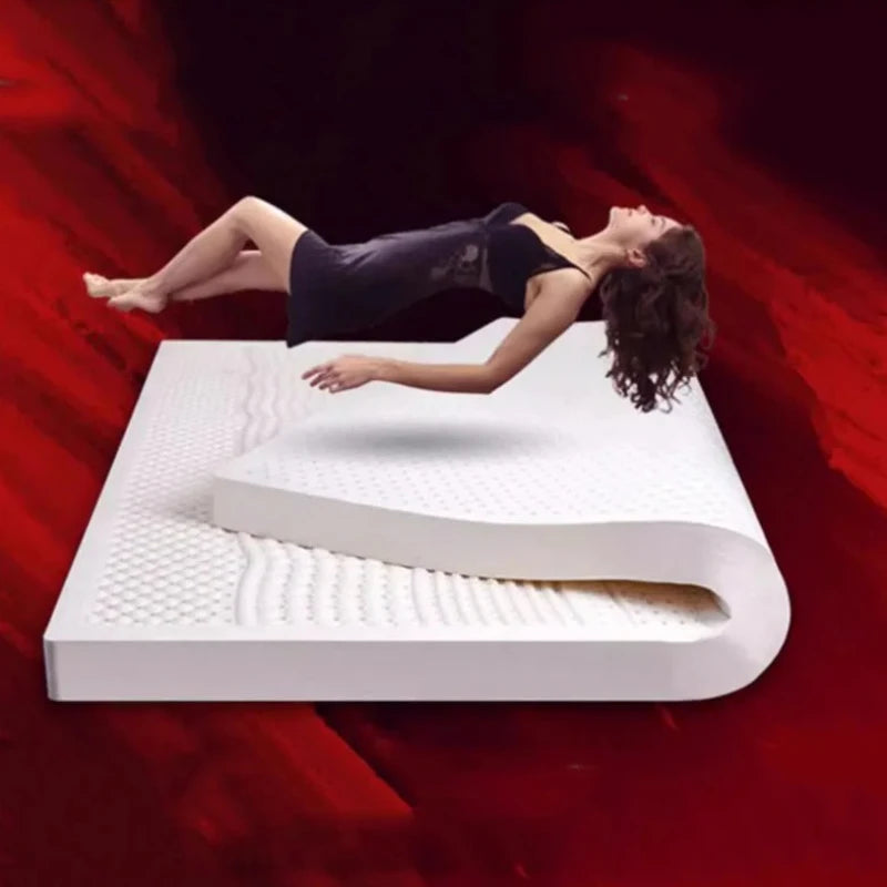 King Size Double Latex Mattress Hotel Thickness Foldable Queen Latex Mattress Twin Thailand Colchon Individual Salon Furniture