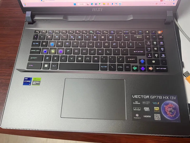 MSI Titan GP78HX Gaming Laptop 17 Inch 2.5K 240Hz IPS Screen Notebook i9-13980HX 16GB 1TB RTX4080 Computer Ultra Gaming Netbook