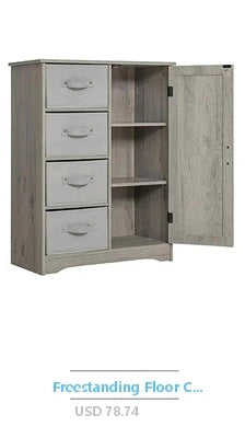 TV Stand Cabinets Drawers Entertainment Center Luxury Minimalism Practical Up to 85" Shelf Open Storage Circu Connect Power