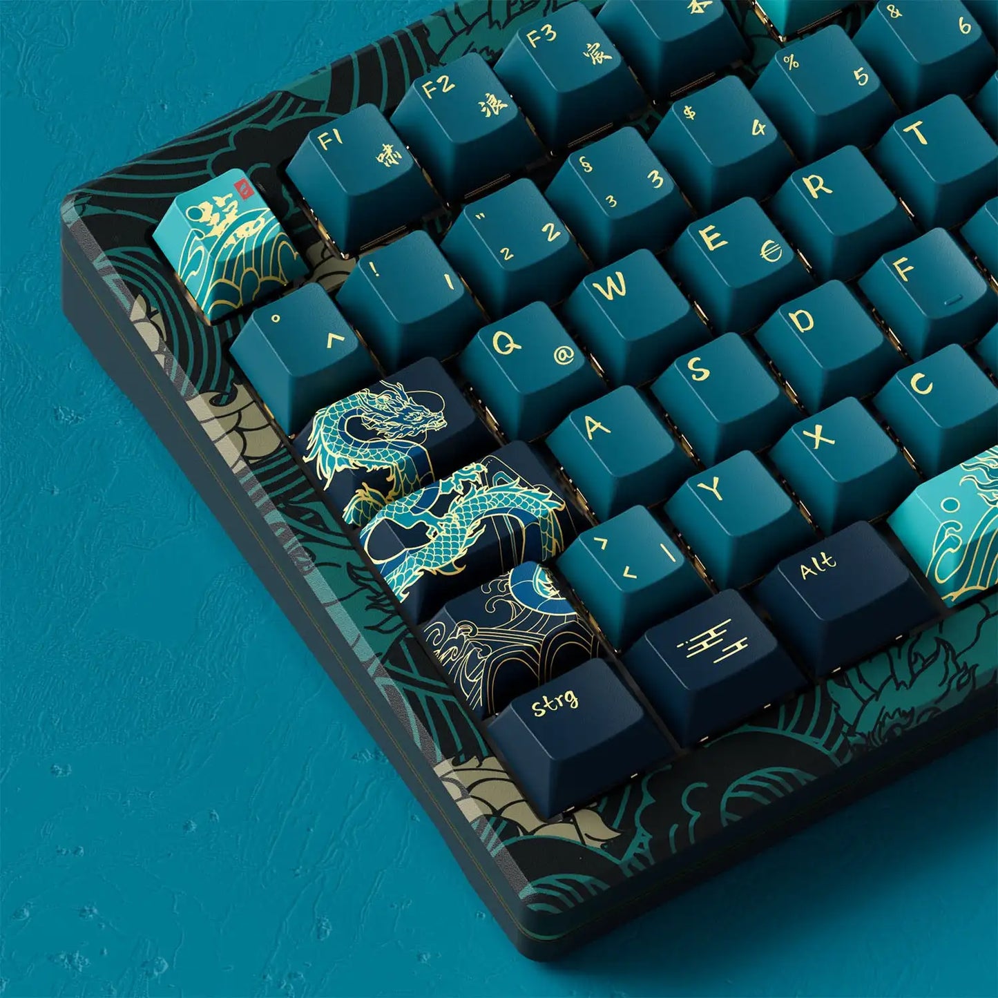 Akko MOD007 HE Year of Dragon Rapid Trigger Mechanical Keyboard 75% Magnetic Switch RGB 8K Polling Rate RT0.01mm Gaming Keyboard