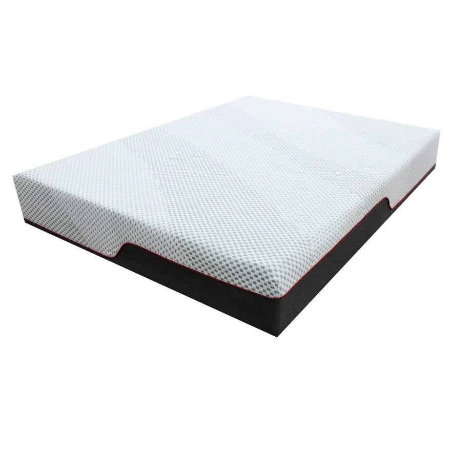 Medium Firm Gel Luxury Roll Compressed Memory Foam Mattress With Removable Cover