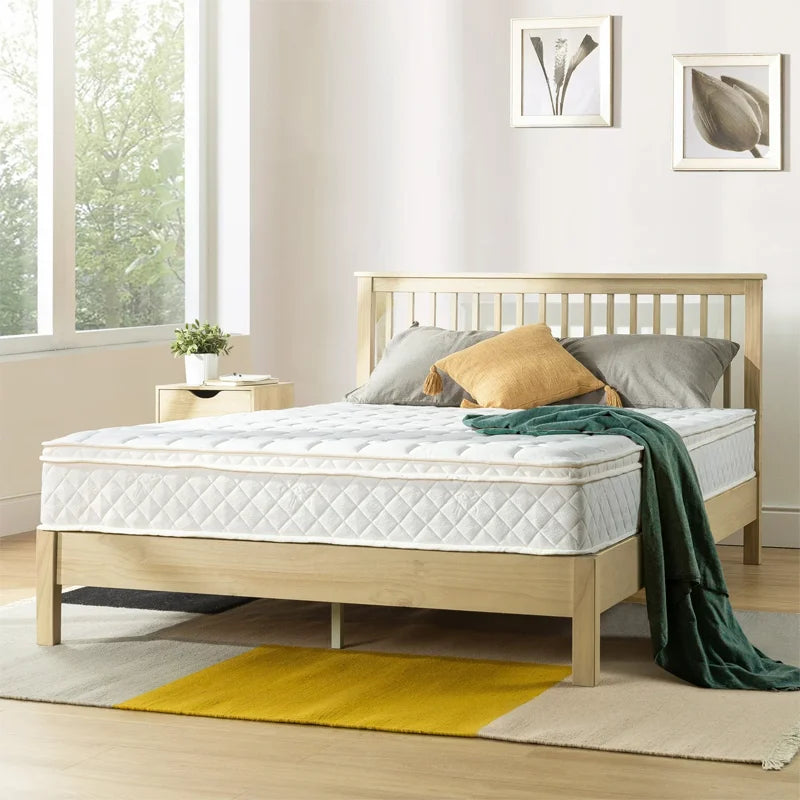 Hotel king Size Medium Firm Latex Pillow Top Full Size Bedroom Spring Comfortable Mattresses Rolled up in Box