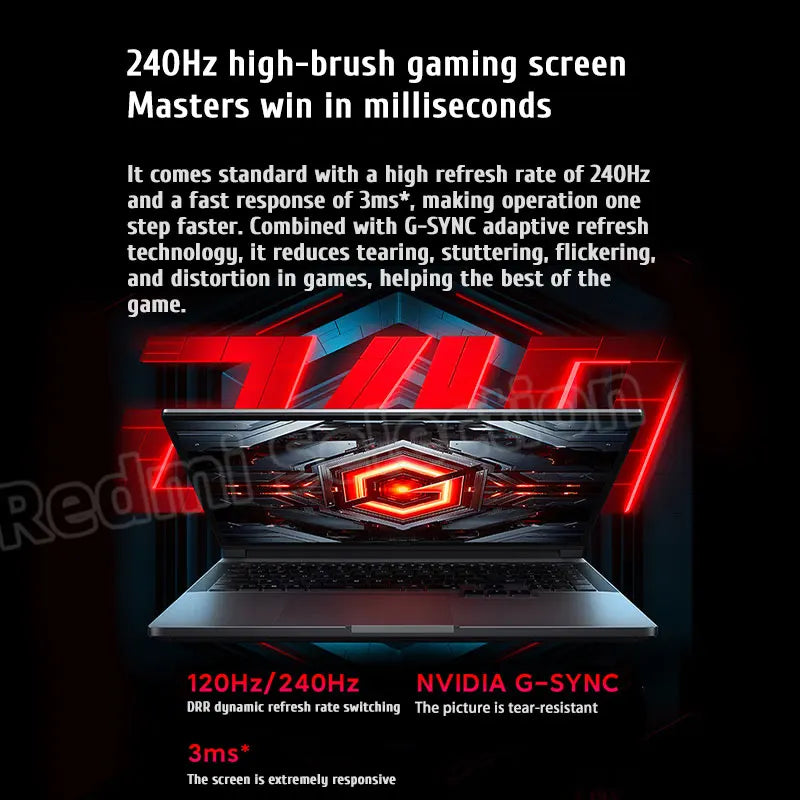 Xiaomi Redmi G Pro Gaming laptop 2024 Core i9-14900HX/i7-14650HX RTX 4060 RAM 16GB/32GB DDR5 1TB SSD 16-inch 240Hz Screen PC