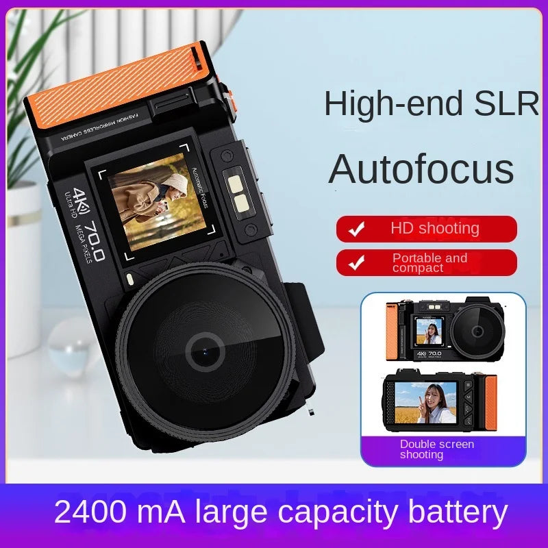 D100 4K HD 70 Million DSLR Digital Camera Recording Function, Supports WIFI, Night Camera Function, Autofocus Digital Camera