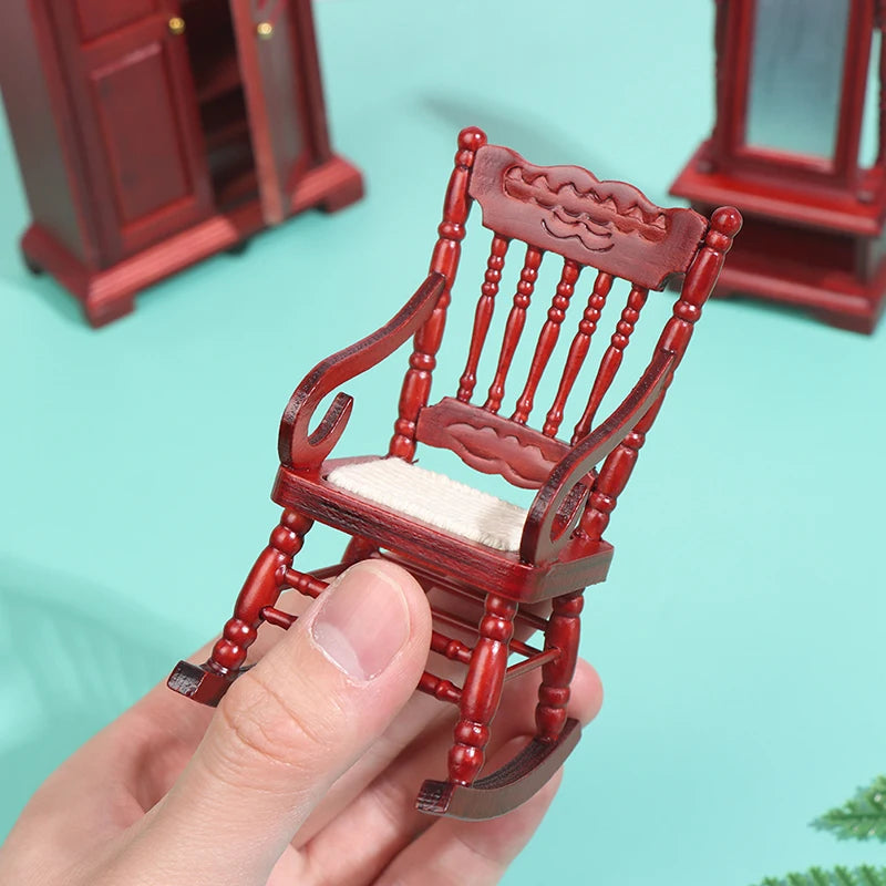 Beds & Furniture Bedroom Set Furniture Wooden Wardrobe for Bedroom Miniature Wardrobe Dolls Dollhouse Bedroom Bed Dresser