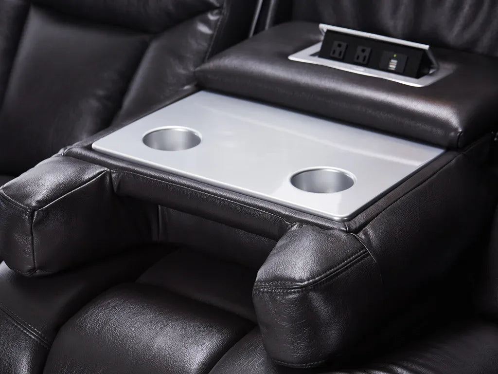 Living Room Sofa Set Recliner Leather U Shaped Sectional Sofa, Electric Recliner Sofa Set 6 Seat 7 Seat 8 Seat