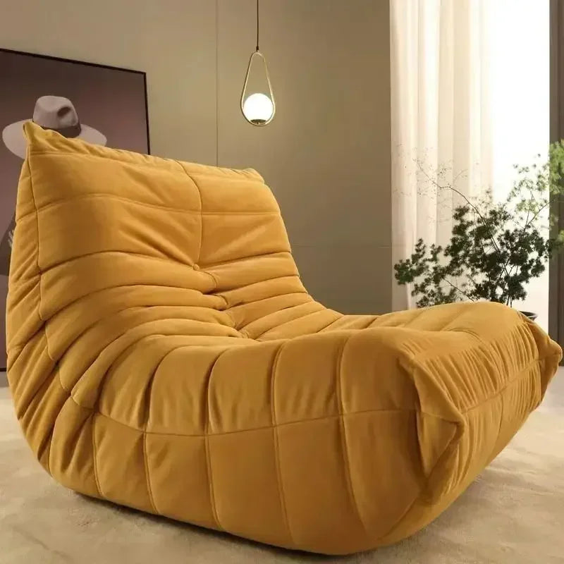 Bean Bag Chair for Adults Fireside Chair Comfy Lazy Floor Sofa Single Seat Sofa Armless Couch for Living Room Bedroom Apartment