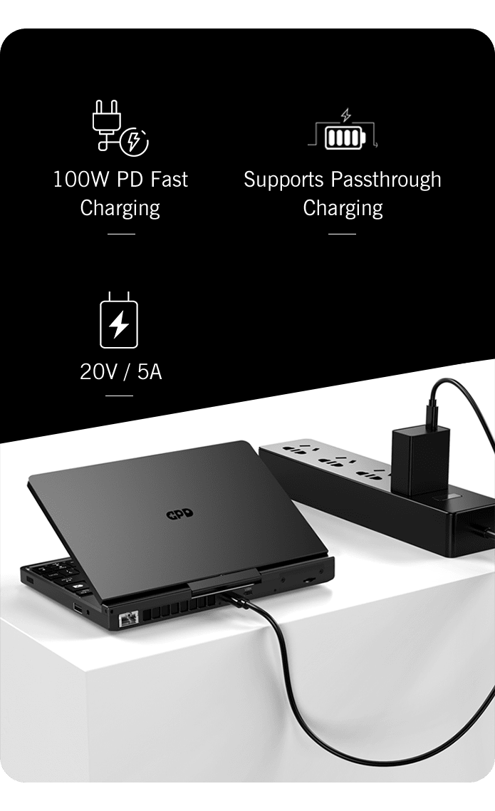 【Hot Sale】GPD Pocket4 2025 Latest AMD AI 9 HX 370/8840U 64GB 2TB NVMe 8.8" 2560×1600 144Hz 2-in-1 Laptop Tablet Palm Size MiniPC