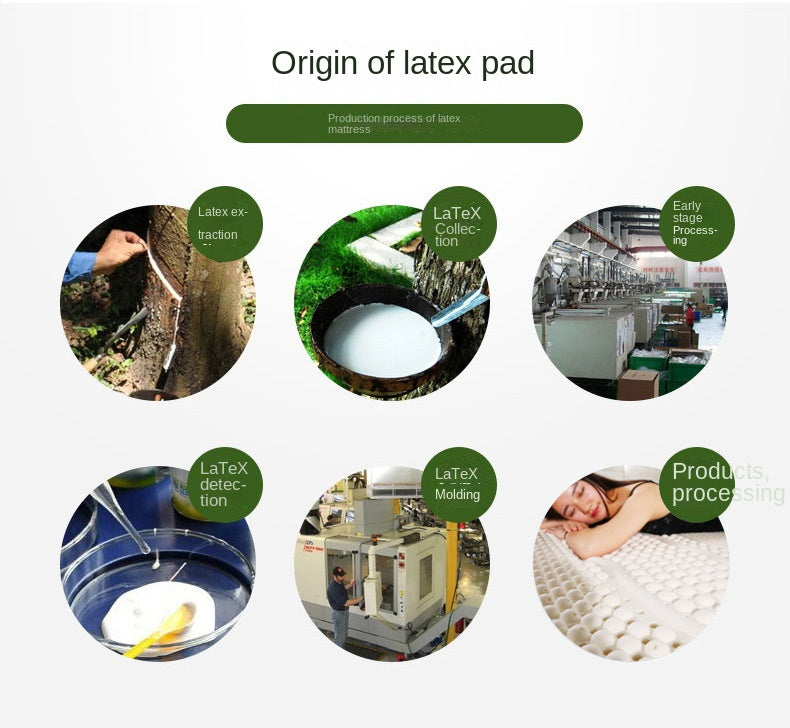 UVR Natural Latex Tatami Mattress Bedroom Foldable Massage Mattress Home Antibacterial Bed Cover King Size Double Full Size