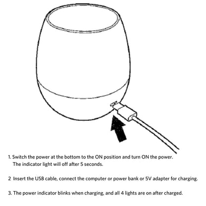 OPPLE Smart Candel Night Lamp Air Blow Puff Sound Sensor Swi