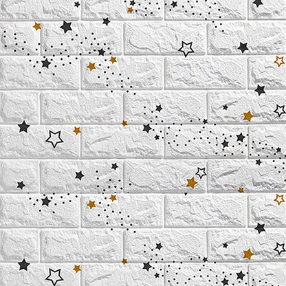 1-30Pcs 77*70/35*30cm 3D Wall Sticker Imitation Brick Bedroom Home Decor Waterproof Self-adhesive DIY Wallpaper for Living Room