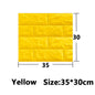 1-30Pcs 35cmx30 3D Wall Panels Stickers Wallpaper DIY Waterproof for Living Room Bedroom Kitchen Background Decoration
