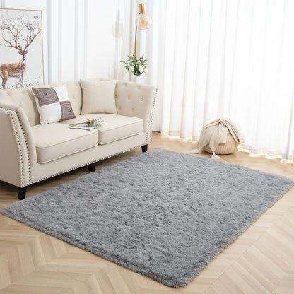 Thicken plush carpet home decoration Large Area Rug Fluffy warm winter carpets for living room rugs for Bedroom floor mats
