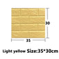 1-30Pcs 35cmx30 3D Wall Panels Stickers Wallpaper DIY Waterproof for Living Room Bedroom Kitchen Background Decoration