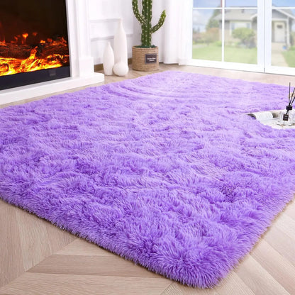 Plush Carpets Fluffy Ultra Soft Indoor Modern Area Rugs Living Room Play Mats For Children Bedroom Home Decor Nursery Rug