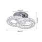 K9 Crystal Led Ceiling Light Living Room Decoration Modern Chandelier Indoor Lighting Fixtures Bedroom Home Decor Ceiling Lamps