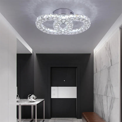 K9 Crystal Led Ceiling Light Living Room Decoration Modern Chandelier Indoor Lighting Fixtures Bedroom Home Decor Ceiling Lamps