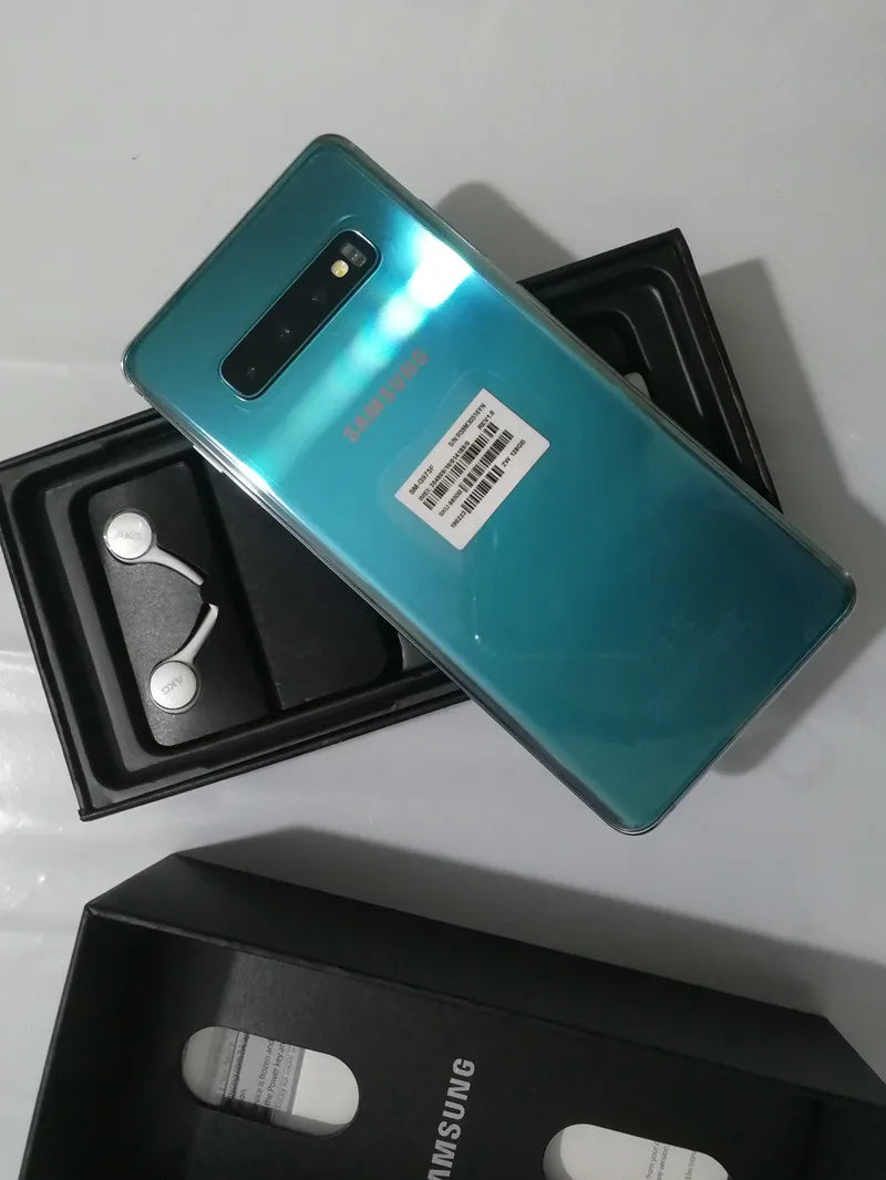 Samsung Galaxy S10 Plus S10+ G9750 Dual Sim 6.4" RAM 8GB ROM 128/512GB Snapdragon NFC 4G LTE Original Android Cell Phone