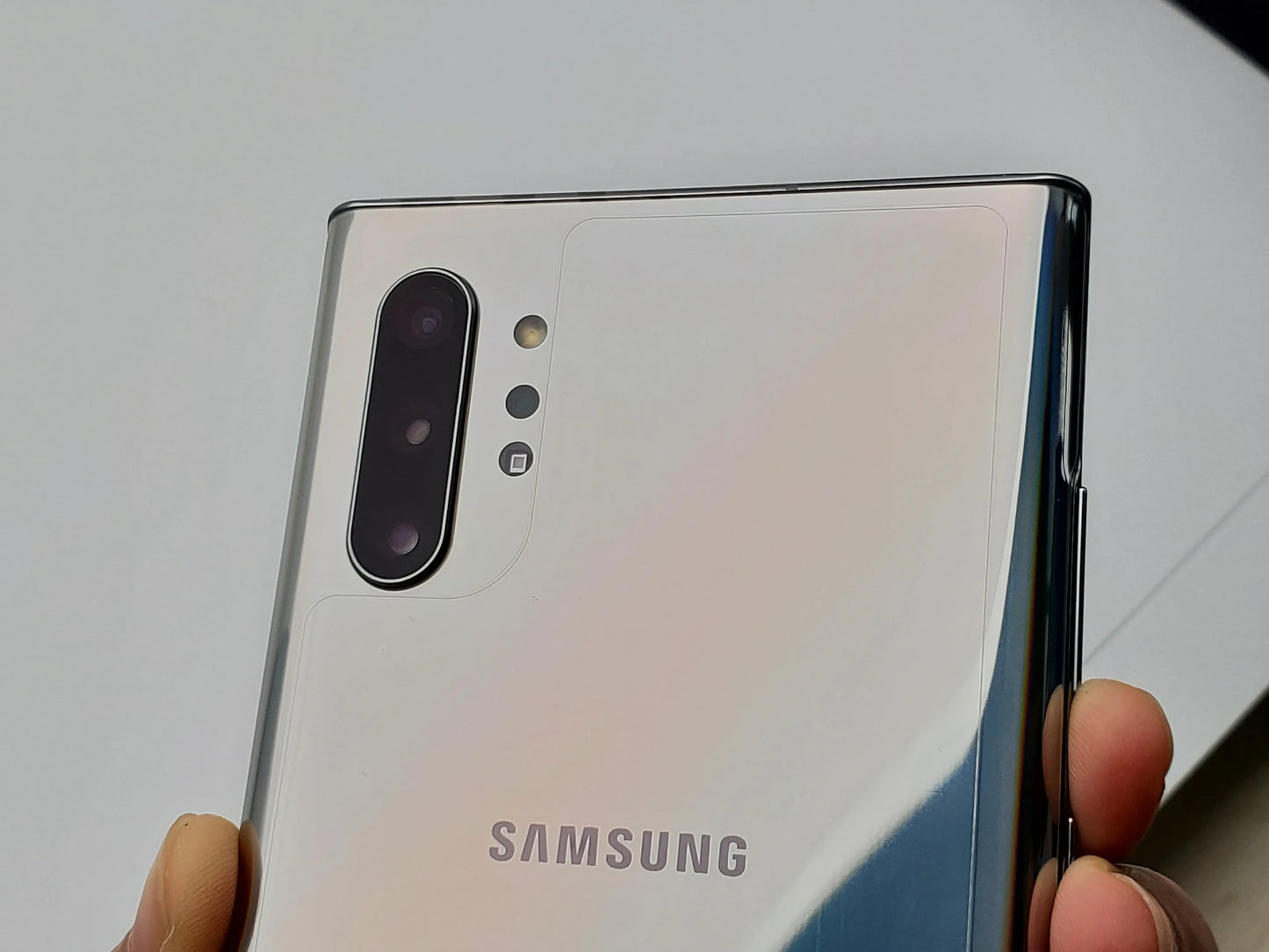 Samsung Galaxy Note10+ N975U1 Note10 Plus 6.8" AMOLED 256/512GB ROM 12GB RAM Snapdragon Fingerprint NFC 4G Original Cell Phone