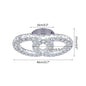 K9 Crystal Led Ceiling Light Living Room Decoration Modern Chandelier Indoor Lighting Fixtures Bedroom Home Decor Ceiling Lamps