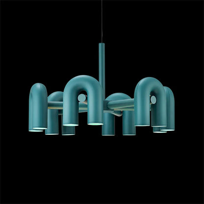 Cirkus scandinavian pendant light LED U-shaped tube chandelier Simple creative lamp Living Room Decoration restaurant lights