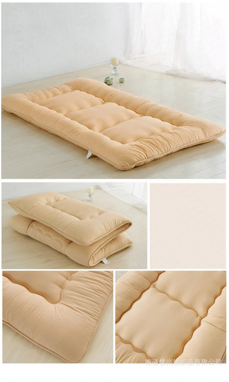 Soft Foldable 8cm Tatami Floor Mat/Pad Fashion Comfy Futon for Dorm/Home Nap Thickened Single Use Sleeping Mattress/Bed