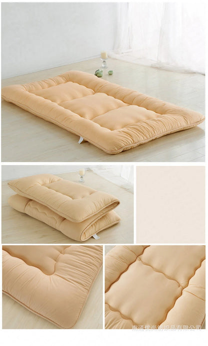 Soft Foldable 8cm Tatami Floor Mat/Pad Fashion Comfy Futon for Dorm/Home Nap Thickened Single Use Sleeping Mattress/Bed