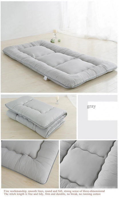 Soft Foldable 8cm Tatami Floor Mat/Pad Fashion Comfy Futon for Dorm/Home Nap Thickened Single Use Sleeping Mattress/Bed