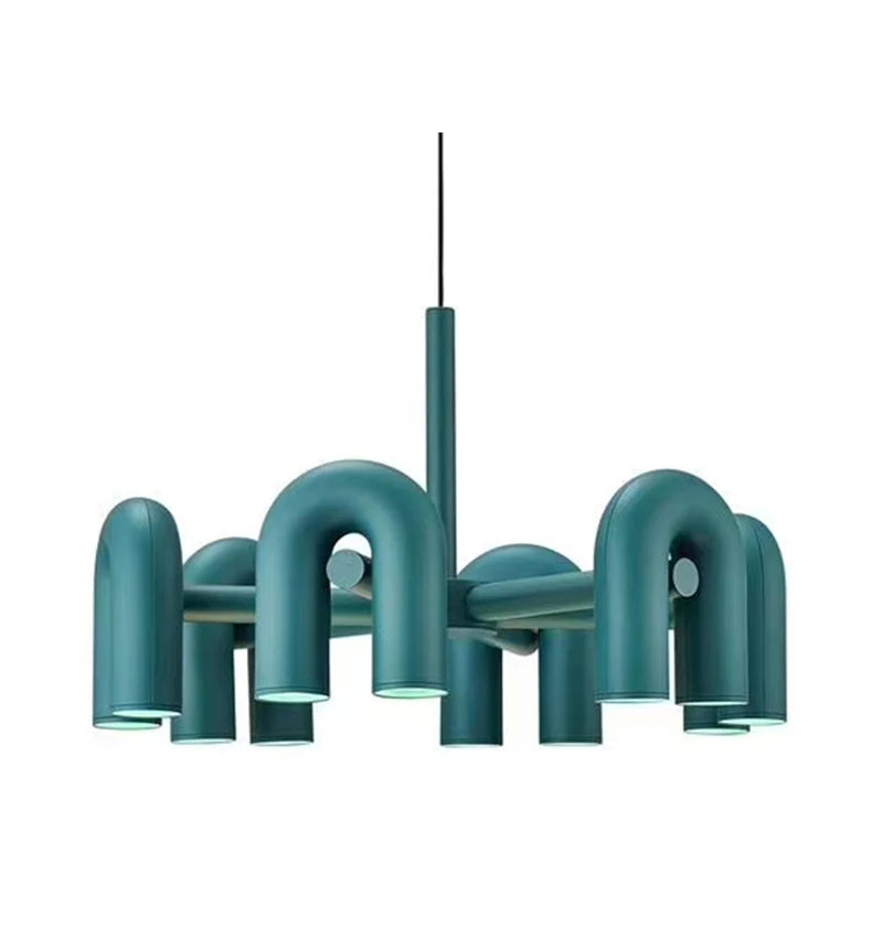 Cirkus scandinavian pendant light LED U-shaped tube chandelier Simple creative lamp Living Room Decoration restaurant lights