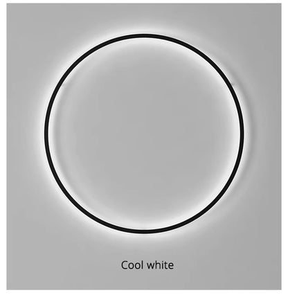 Simple Circle Background Decoration Lamps New Modern LED Wall Lights Living Room Bedroom Bedside Aisle Corridor Indoor Lighting