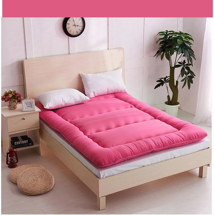Soft Foldable 8cm Tatami Floor Mat/Pad Fashion Comfy Futon for Dorm/Home Nap Thickened Single Use Sleeping Mattress/Bed
