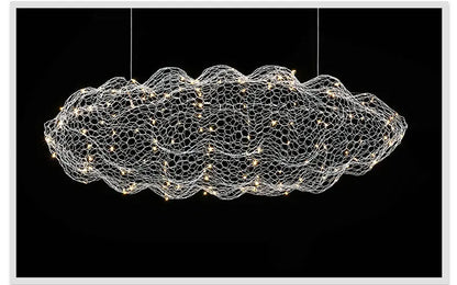 Modern Floating Cloud Lamp Hotel Restaurant Pendant Lights for Office Bar Lighting Art Design Suspended Light LED Luminaire