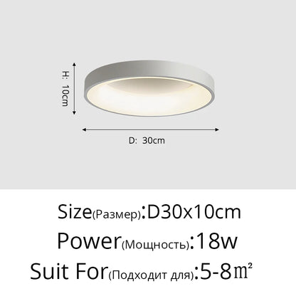 White Grey Modern led Ceiling Lights For Living Room Bedroom Dining Room dimmable Lamp indoor round sqaure Fixtures Lustres