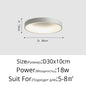 White Grey Modern led Ceiling Lights For Living Room Bedroom Dining Room dimmable Lamp indoor round sqaure Fixtures Lustres