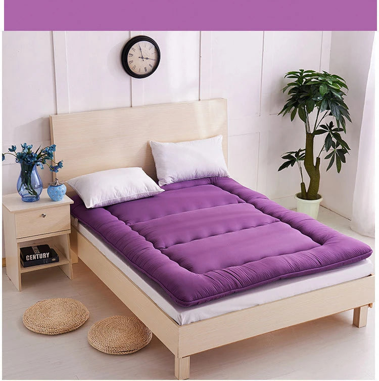 Soft Foldable 8cm Tatami Floor Mat/Pad Fashion Comfy Futon for Dorm/Home Nap Thickened Single Use Sleeping Mattress/Bed
