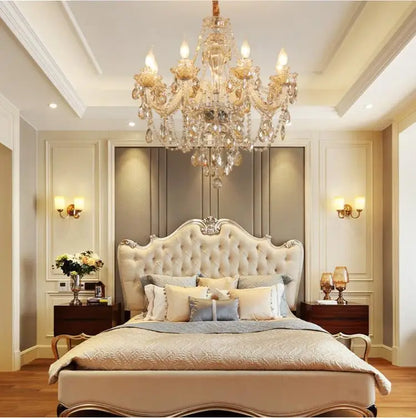Luxury New K9 Modern Crystal Lustres De Cristal Lamps Chandeliers AC110V/220V Home Decoration Lighting Fixture for Living Room