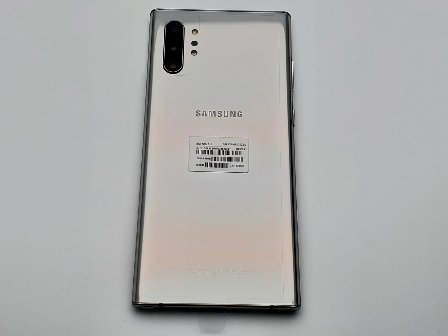 Samsung Galaxy Note10+ N975U1 Note10 Plus 6.8" AMOLED 256/512GB ROM 12GB RAM Snapdragon Fingerprint NFC 4G Original Cell Phone