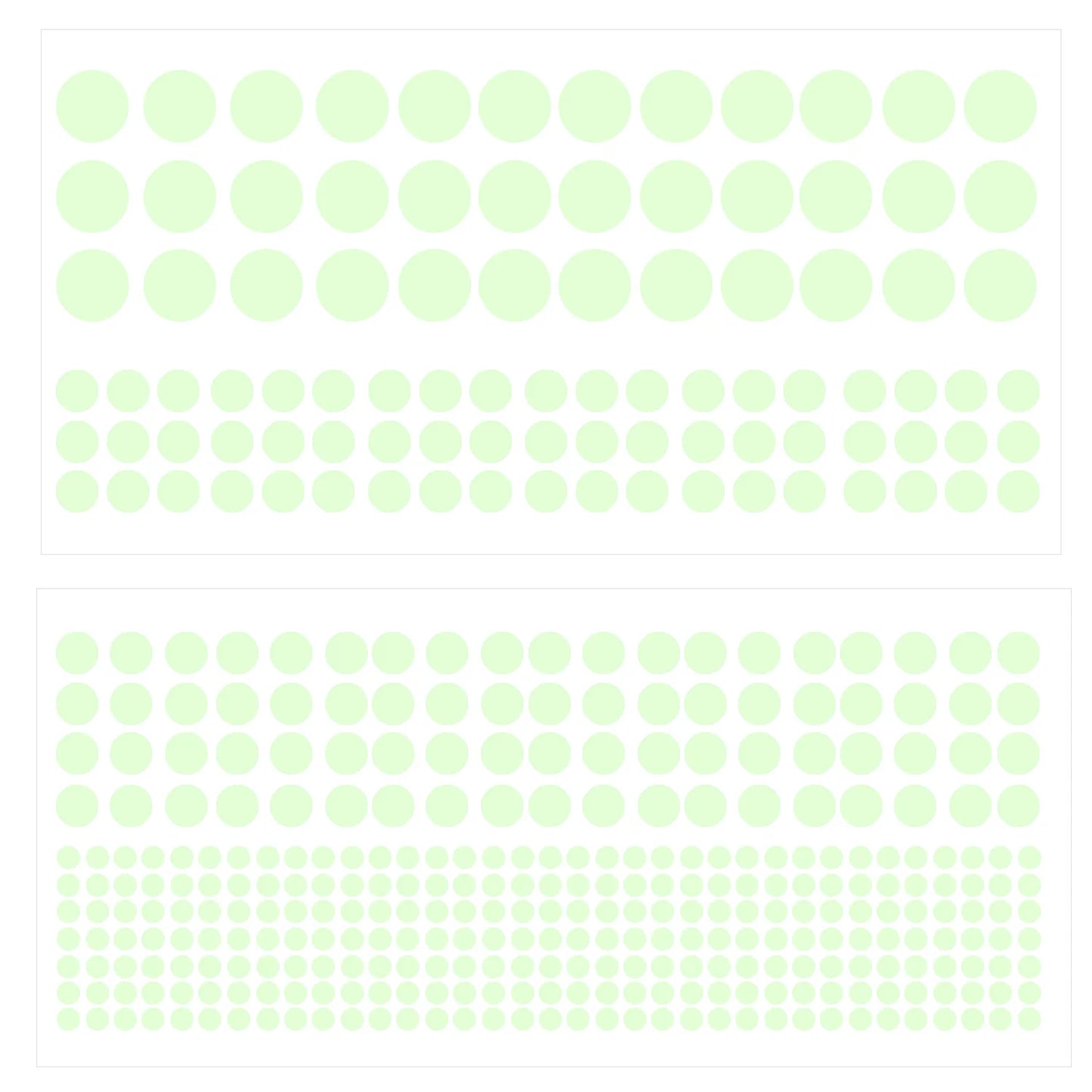 407 PCS Luminous Dot Living Room Children's Room Decoration Fluorescent Wall Stickers Home Wallpaper Bedroom Decoration