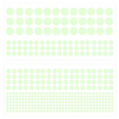 407 PCS Luminous Dot Living Room Children's Room Decoration Fluorescent Wall Stickers Home Wallpaper Bedroom Decoration