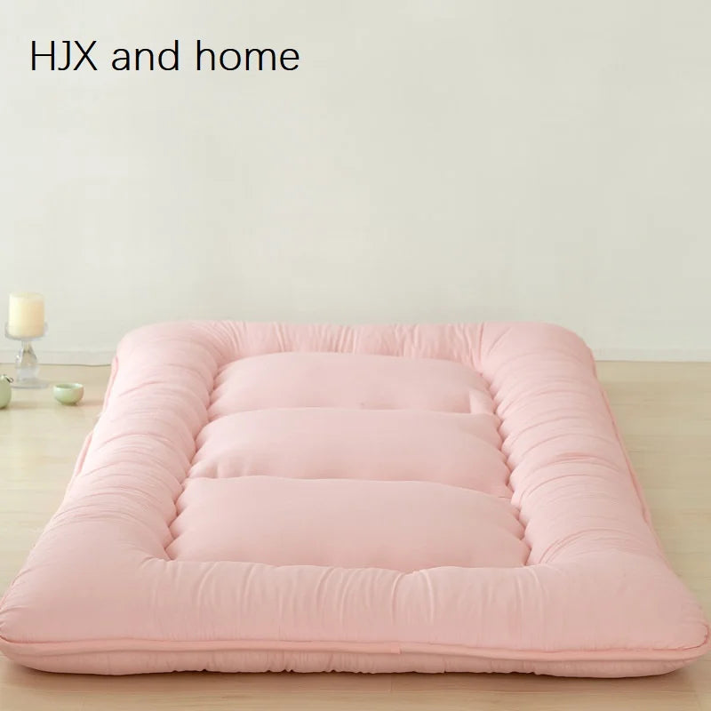 Soft Foldable 8cm Tatami Floor Mat/Pad Fashion Comfy Futon for Dorm/Home Nap Thickened Single Use Sleeping Mattress/Bed