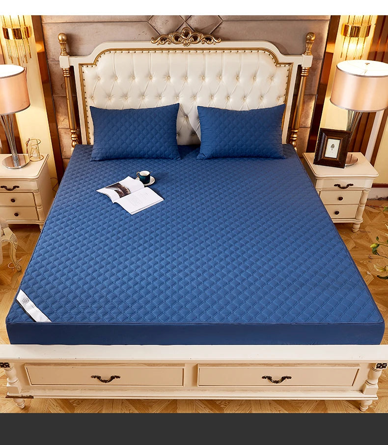 6-Sides Fully Enclosed Mattress Cover Waterproof Mattress Protector High Quality Bed Cover With Zipper Dust-Proof Fitted Sheet