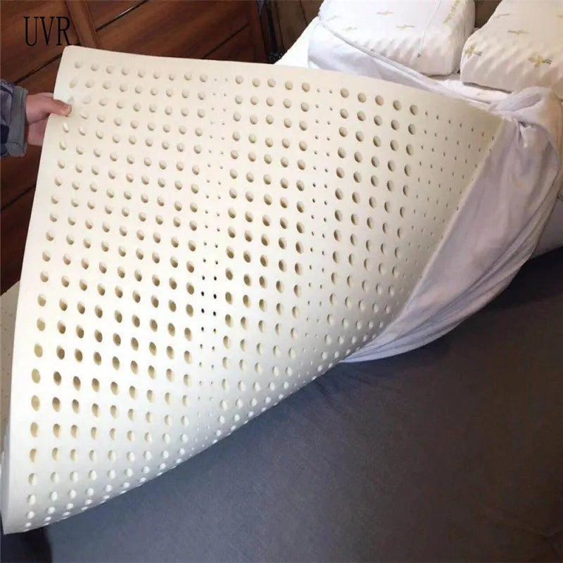 UVR Natural Latex Tatami Mattress Bedroom Foldable Massage Mattress Home Antibacterial Bed Cover King Size Double Full Size