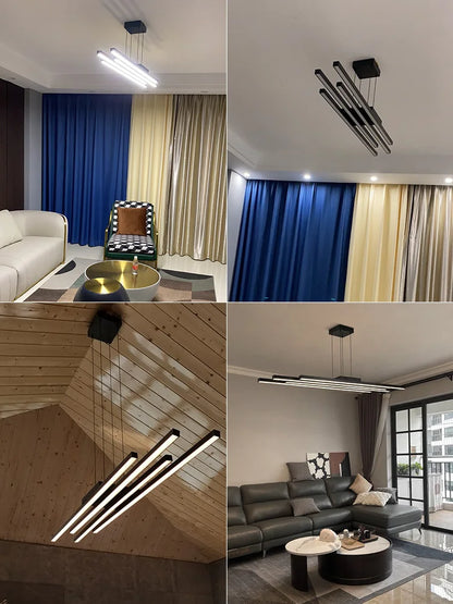 Living room chandelier modern minimalist atmosphere, minimalist light luxury main lamp Nordic lighting package living room lamp