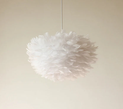 Feather Chandelier Modern Large Goose Feather Living Room Bedroom Feather Chandelier Warm and Fashionable Clothing Store Chandel