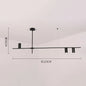 Scandinavian Post-modern wrought iron chandelier LED Creative Designer Tribes Chandelier Dining Room Coffee suspension luminaire