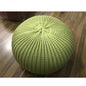 Hand Knitted Woolen Round Cushion POUF Floor Ottoman