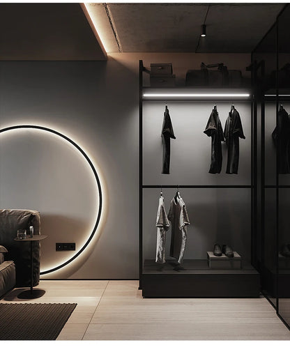 Simple Circle Background Decoration Lamps New Modern LED Wall Lights Living Room Bedroom Bedside Aisle Corridor Indoor Lighting