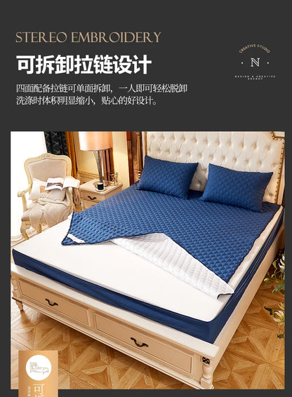 6-Sides Fully Enclosed Mattress Cover Waterproof Mattress Protector High Quality Bed Cover With Zipper Dust-Proof Fitted Sheet