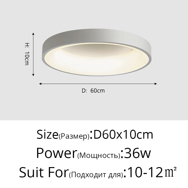White Grey Modern led Ceiling Lights For Living Room Bedroom Dining Room dimmable Lamp indoor round sqaure Fixtures Lustres