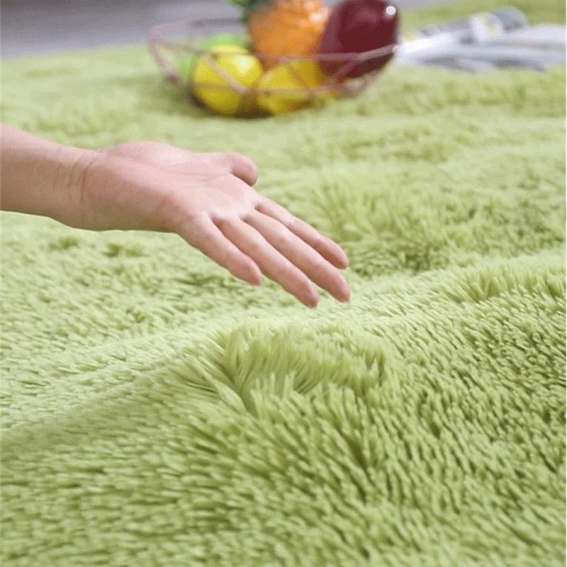 Pink Kids Carpet For Girls Bedroom Decoration Nordic large Living Room's Rugs Fluffy Hall Carpets Soft Plush Nursery Play Mats
